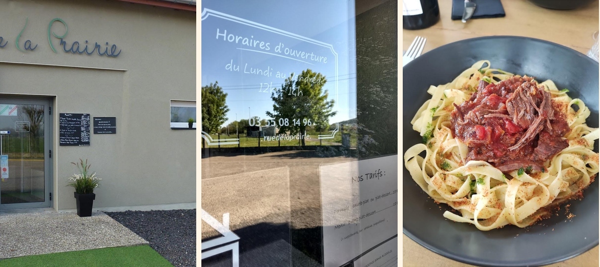 Restaurant Rue de la Prairie - Menu Image 1